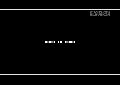 Back in Coma